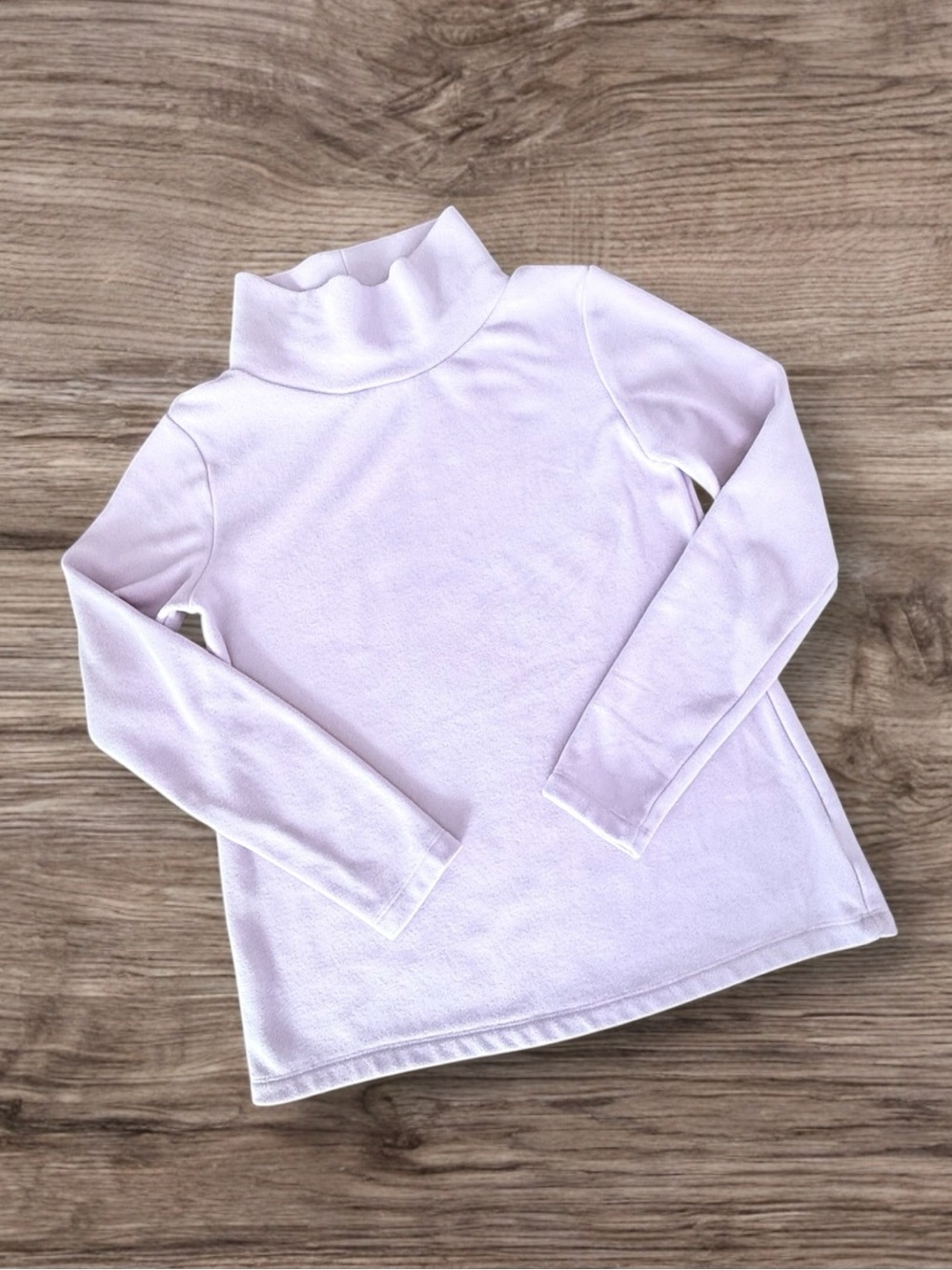 Dudley Stephens Greenpoint Turtleneck Lavender Terry Fleece XS